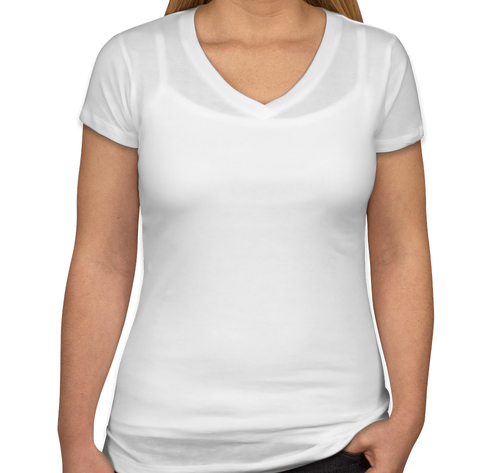 Next Level Juniors Lightweight V-Neck T-shirt-default