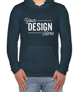 Royal Apparel USA-Made 50/50 Pullover Hoodie - Color: Heather Indigo