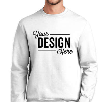 Custom Port & Company Core Crewneck Sweatshirt - Design Crewneck  Sweatshirts Online at