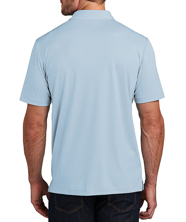 TravisMathew Coto Striped Performance Polo - Embroidered