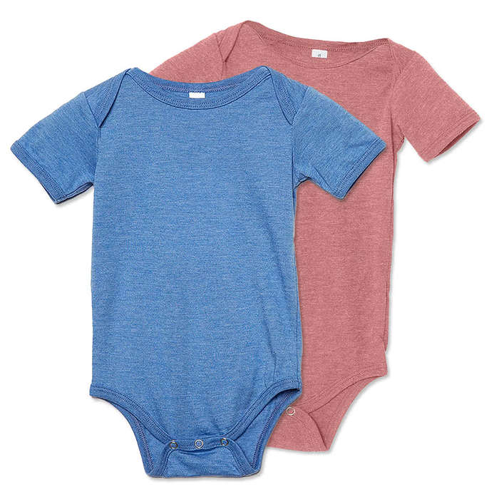 Bella + Canvas Jersey Short-Sleeve Baby Bodysuit