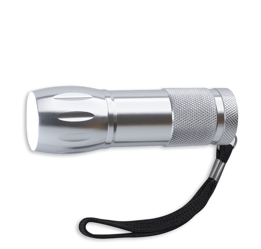 Laser Engraved Mini Aluminum COB Flashlight-default