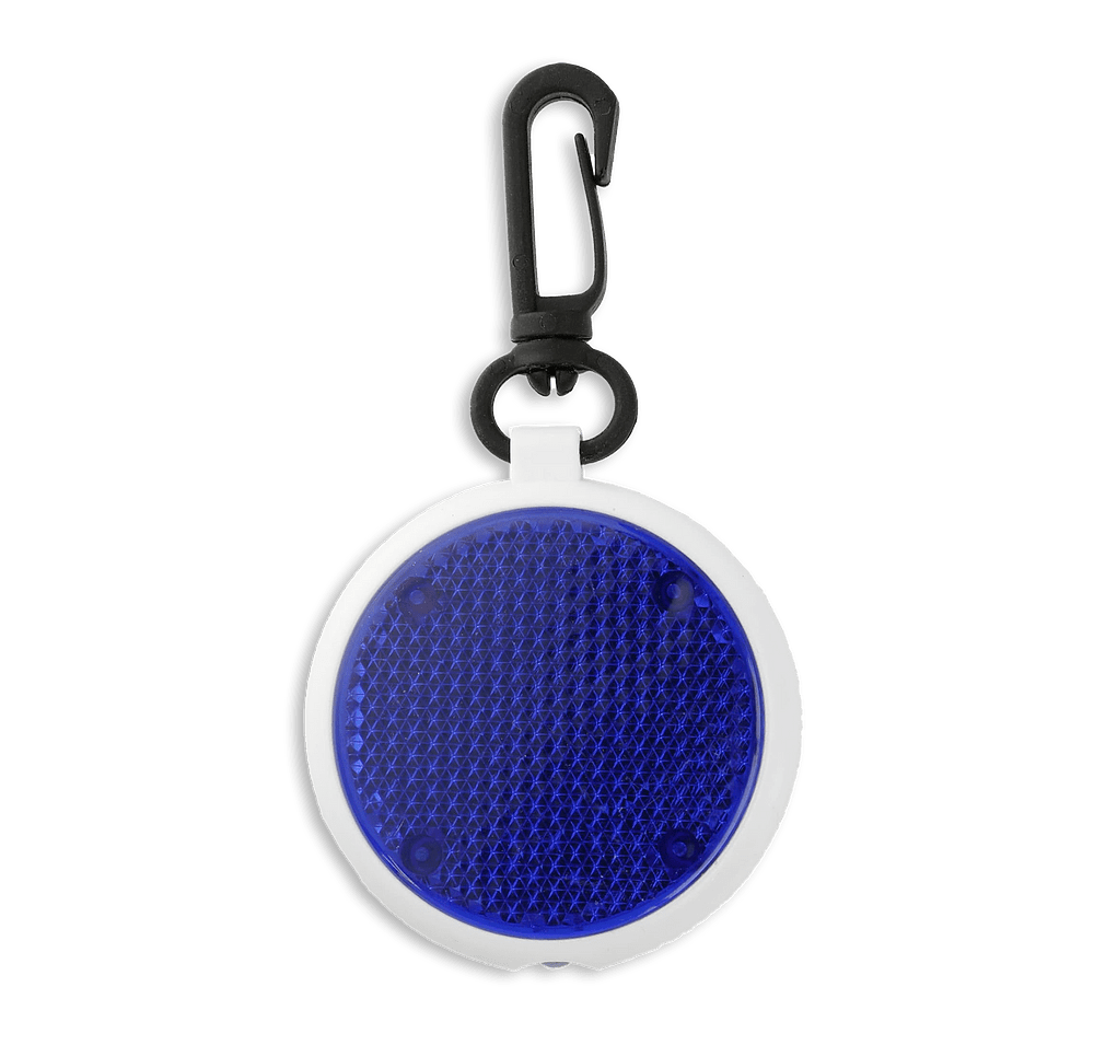 Round Reflector Light Keychain-default
