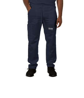 Cherokee Workwear Revolution Tapered Leg Drawstring Scrub Pant - Color: Navy