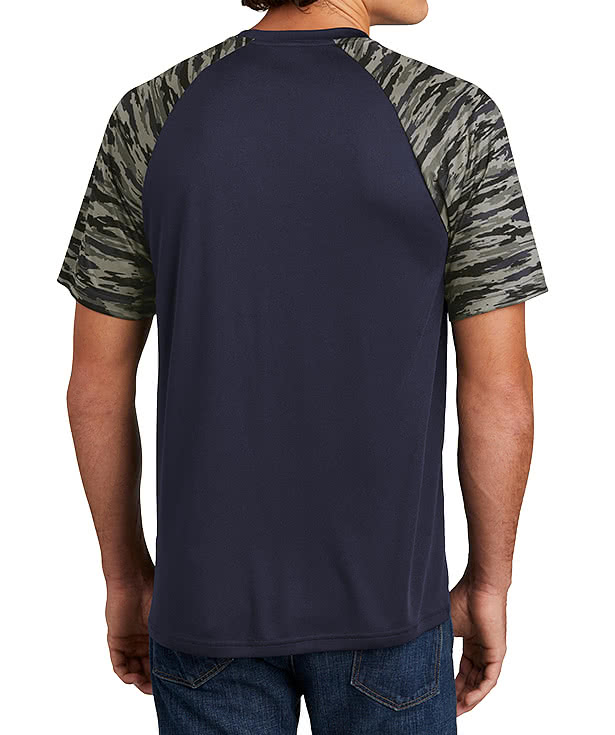 Sport-Tek Drift Camo Colorblock Performance Shirt