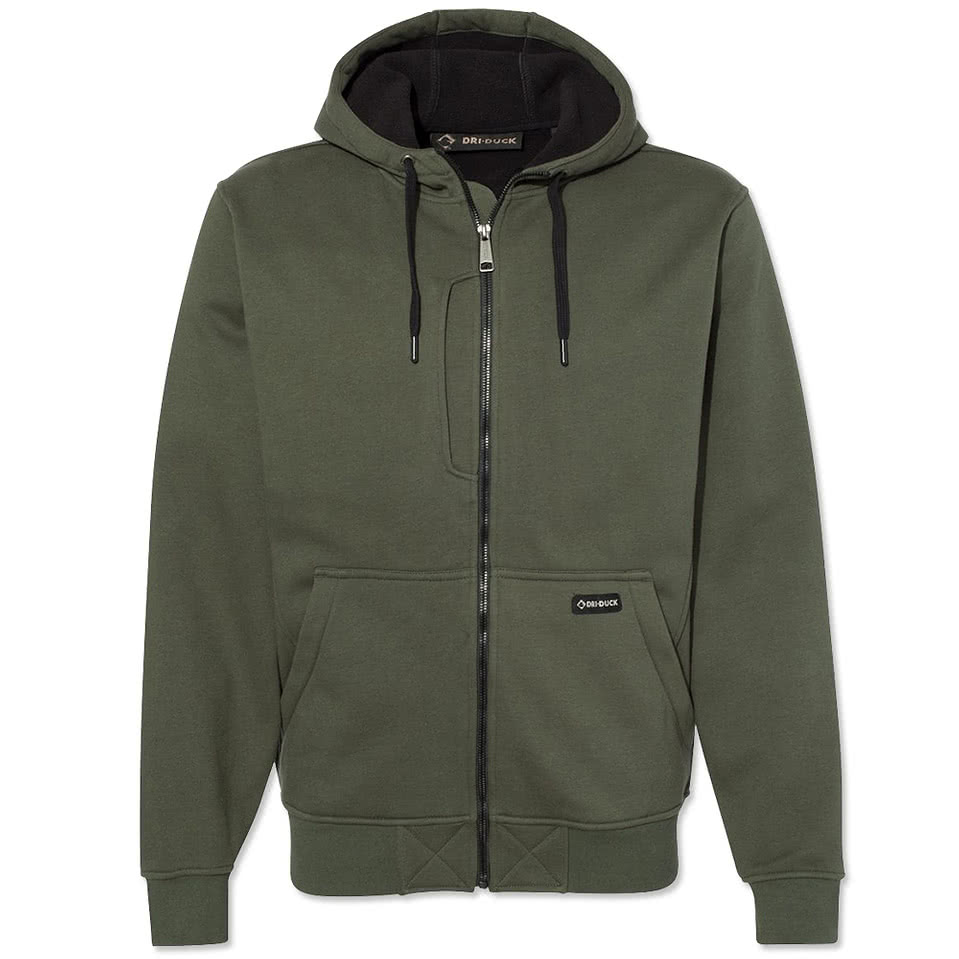 Dri Duck Bateman Zip Hoodie