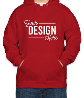Jerzees Super Sweats 50/50 Pullover Hoodie - Color: True Red