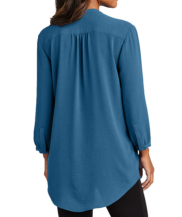 Port Authority Women's 3/4 Sleeve Textured Crepe Tunic