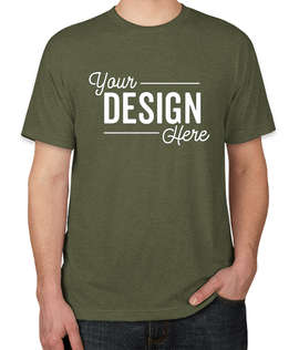 Next Level USA-Made Tri-Blend T-shirt - Color: Military Green