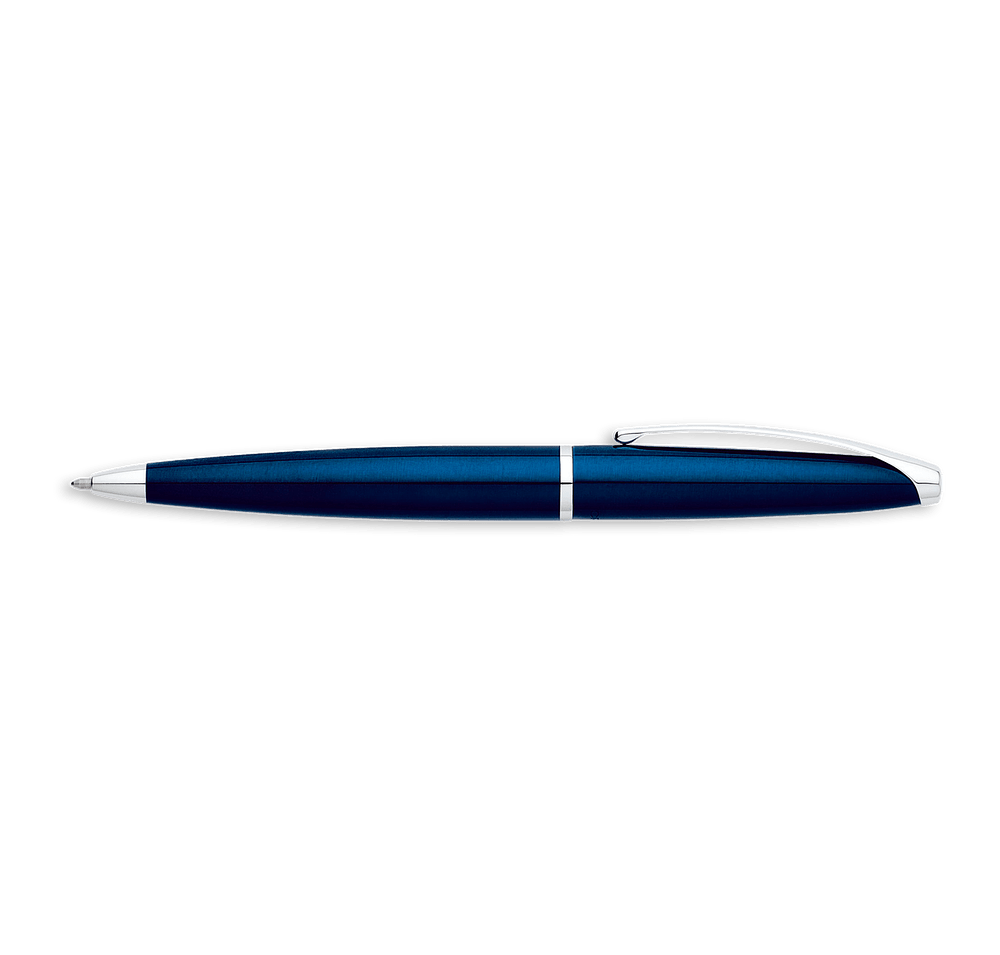 Cross ATX Blue Lacquer Ballpoint Pen (black ink)-default