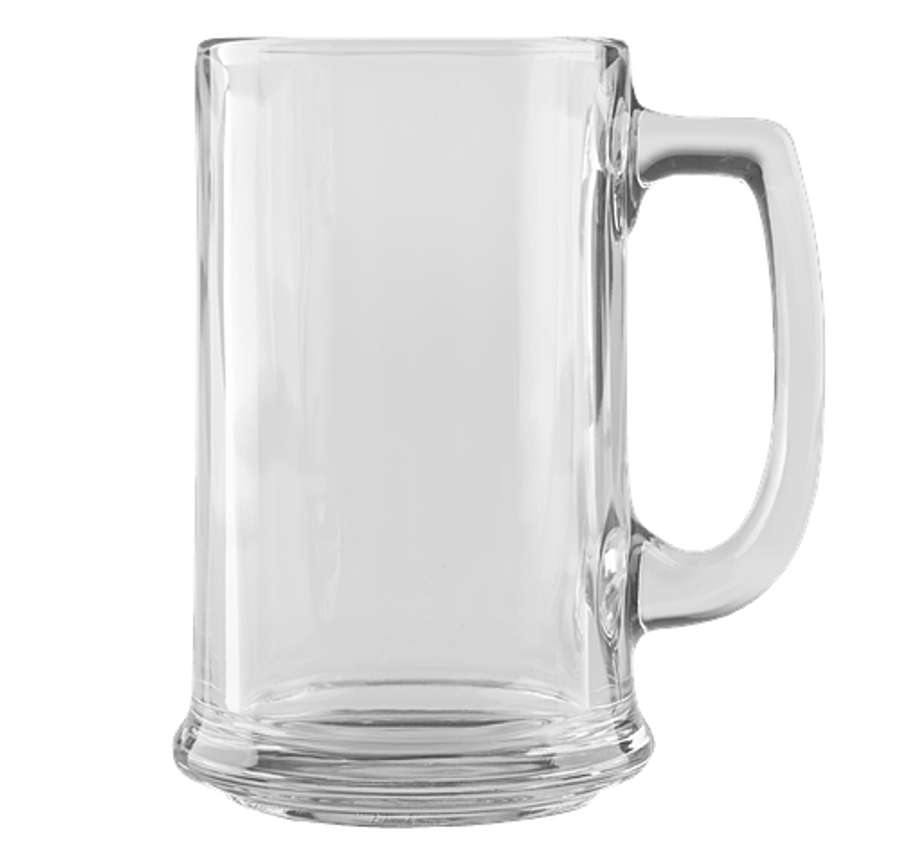 15 oz. Glass Tankard in Clear