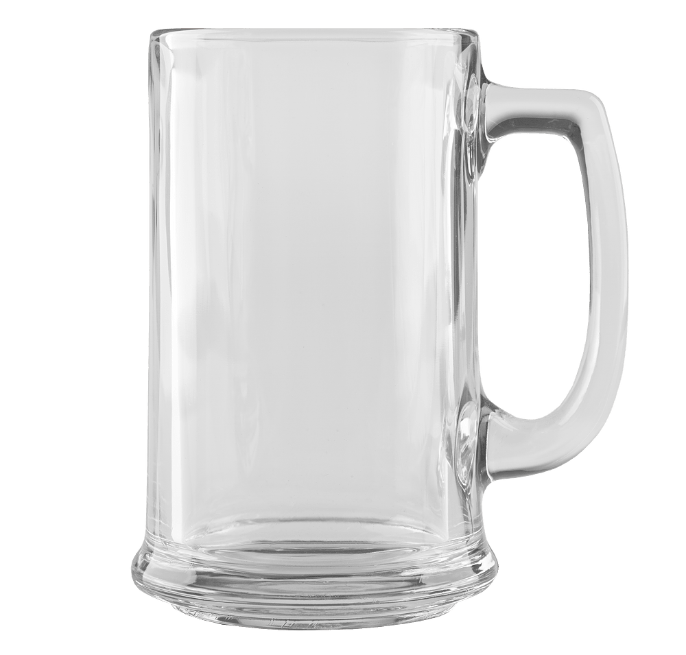 Laser Engraved 15 oz. Glass Tankard-default
