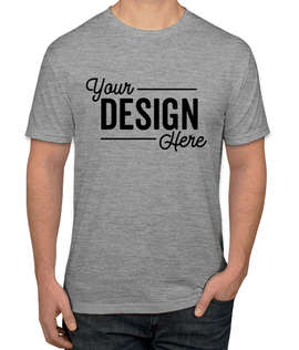 Canada - Next Level 60/40 T-shirt - Color: Dark Heather Grey