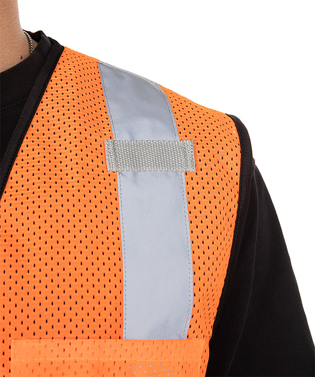 Kishigo Class 2 Single Pocket Mesh Safety Vest