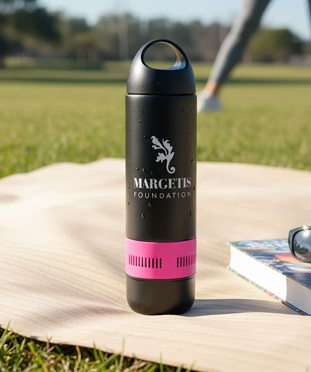 14 oz. Bayou Combo Water Bottle & Wireless Speaker