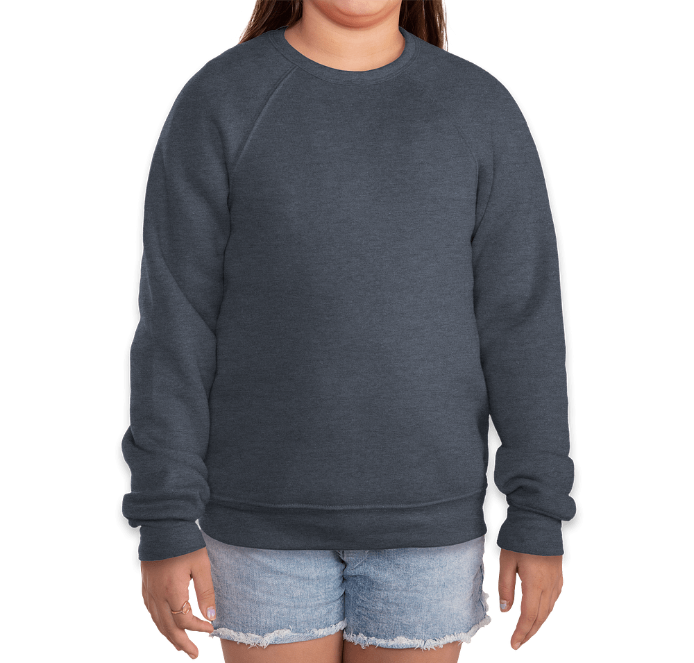 Bella + Canvas Youth Ultra Soft Crewneck Sweatshirt-default