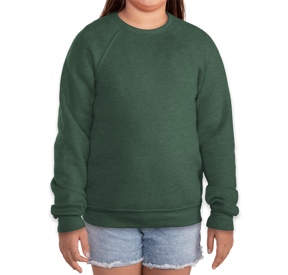 Bella + Canvas Youth Ultra Soft Crewneck Sweatshirt-default