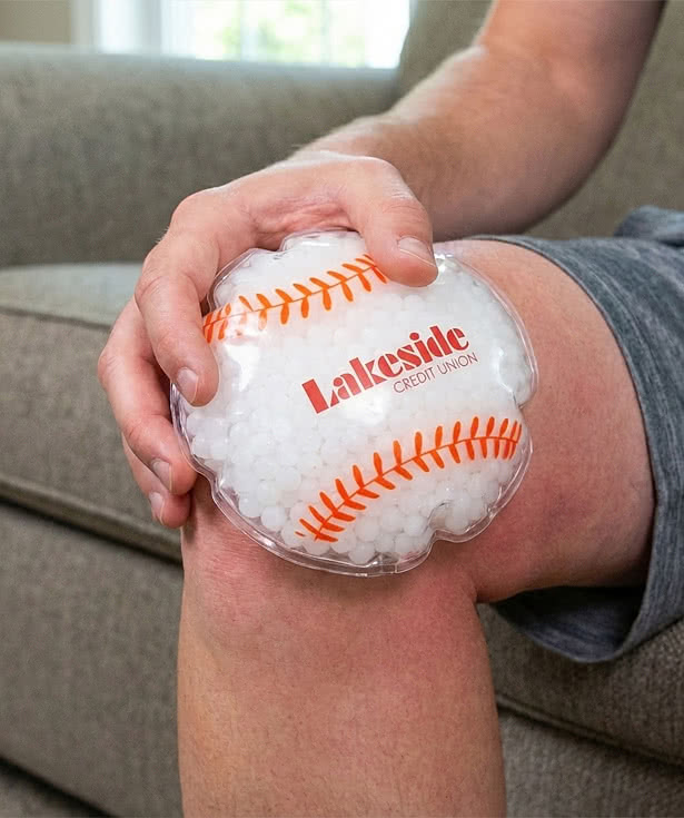 Baseball Aqua Pearls Hot/Cold Pack