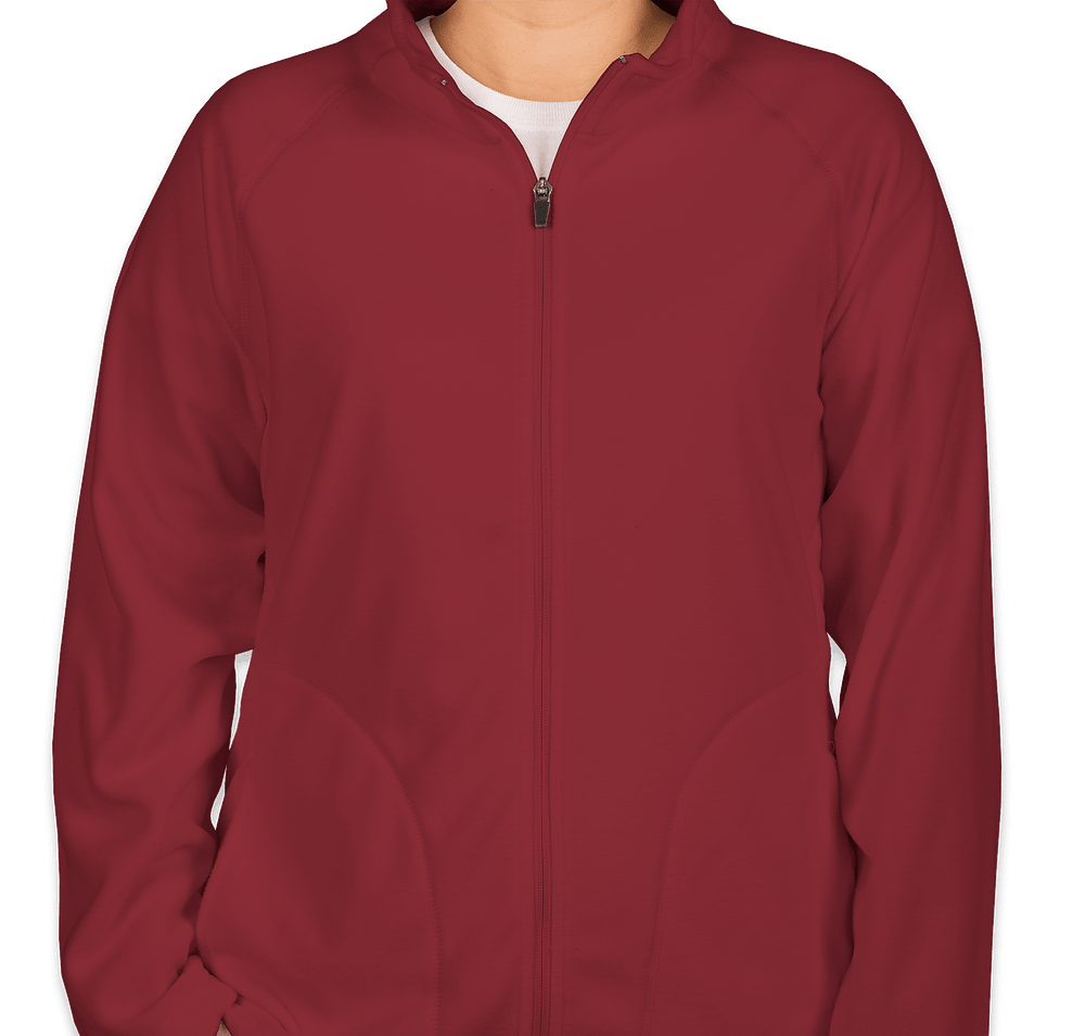 Team 365 Women's Full Zip Microfleece Jacket - Printed-default