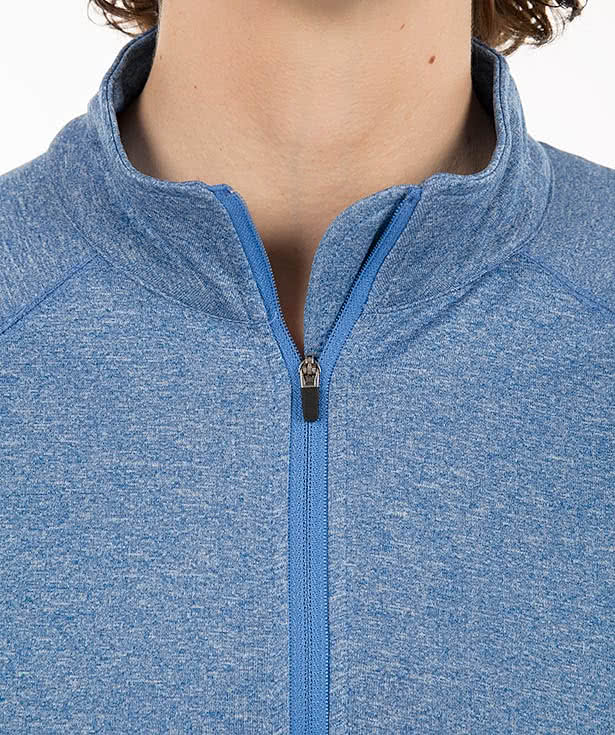 Devon & Jones Women's Heather Performance Full Zip