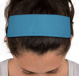 Sport-Tek Heather Contender Headband - Color: Blue Wake Heather