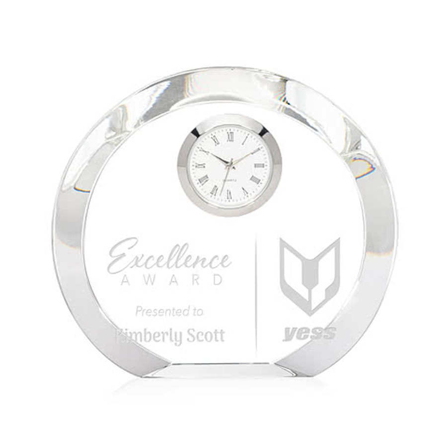 Oslo Clock in Clear