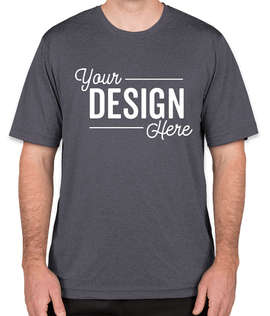 Sport-Tek Heather Contender Performance Shirt - Color: True Navy Heather