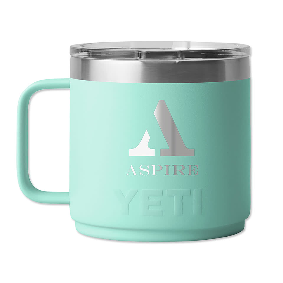 YETI Laser Engraved 14 oz. Rambler Stackable Mug with MagSlider