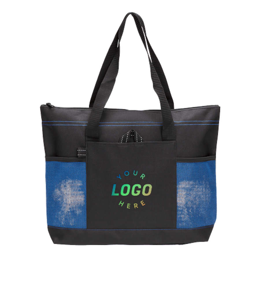 Aloha Tote Bag in Blue