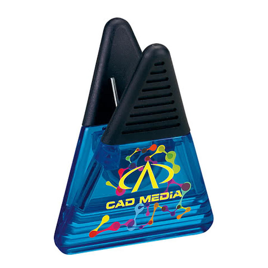 Full Color Ad Magnetic Memo Clip in Translucent Orange