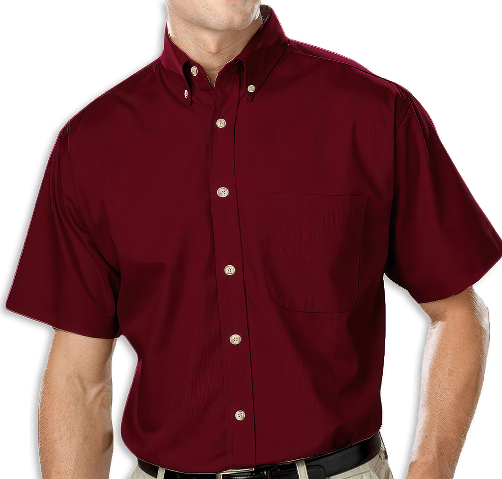 Blue Generation Superblend Poplin Short Sleeve Dress Shirt - Printed-default