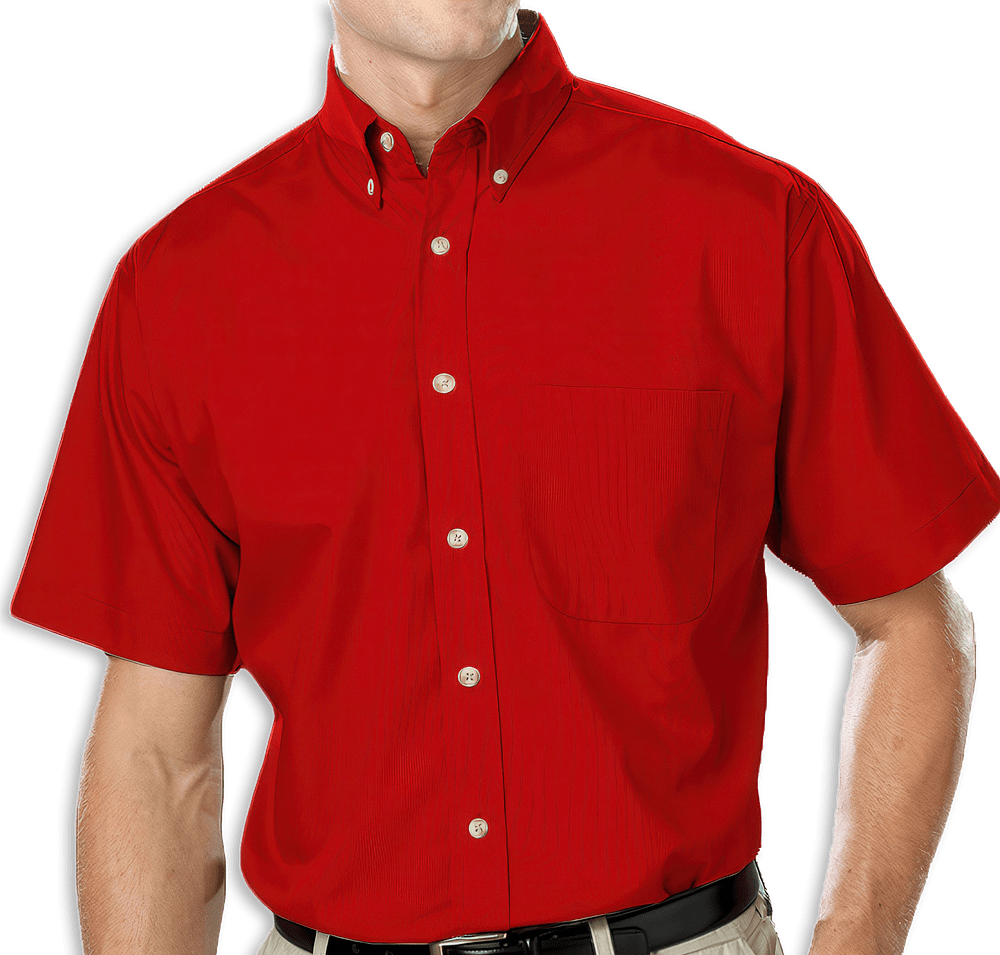 Blue Generation Superblend Poplin Short Sleeve Dress Shirt - Printed-default