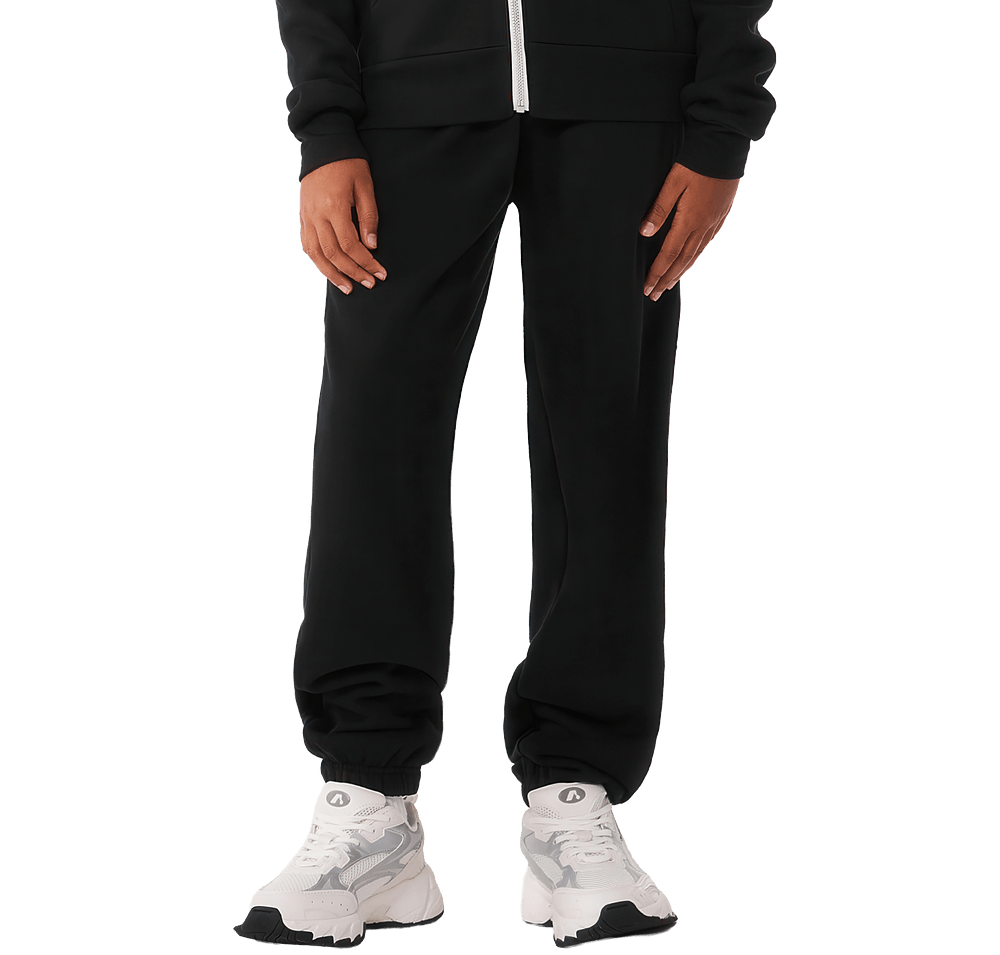 Bella + Canvas Youth Sponge Fleece Closed Bottom Sweatpants-default