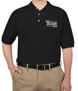 Devon & Jones Pima Pique Polo - Color: Black