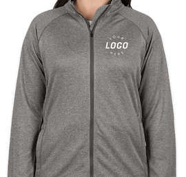 Devon & Jones Women's Heather Performance Full Zip