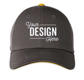 New Era 39THIRTY Stretch Fit Hat - Color: Graphite / Gold