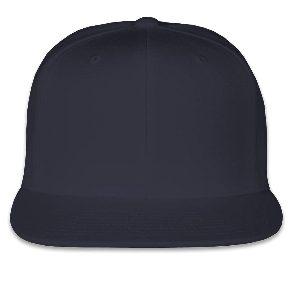 Yupoong Flat Bill Snapback Hat-default