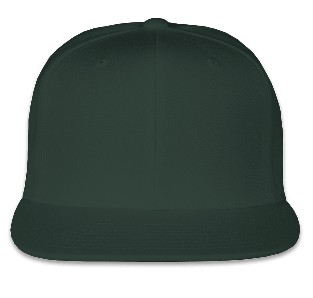 Yupoong Flat Bill Snapback Hat-default