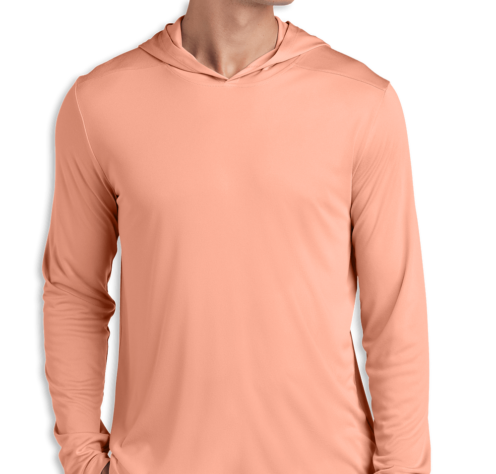 Sport-Tek UPF 50 Hooded Long Sleeve Performance Shirt-default