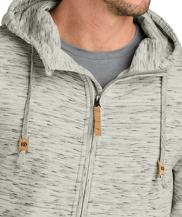 Tentree Space Dye Fleece Zip Hoodie