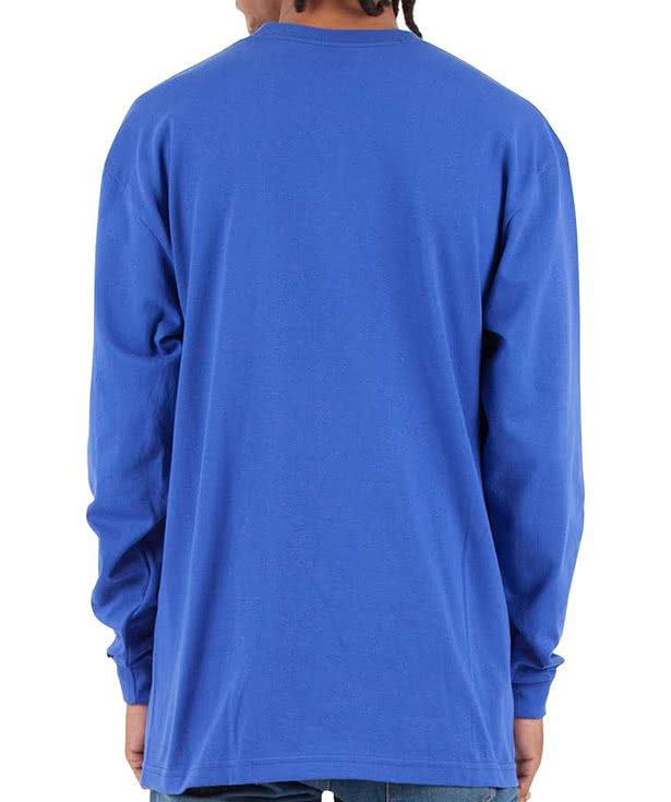 Shaka Wear Max 100% Cotton Heavyweight Crewneck Long Sleeve T-shirt