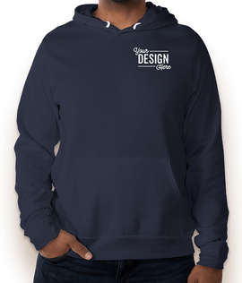 Embroidered Bella + Canvas Ultra Soft Pullover Hoodie - Color: Navy
