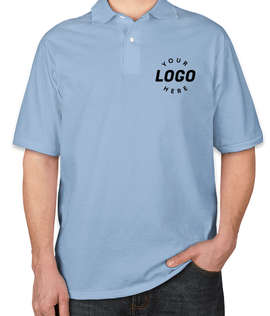 Jerzees Spotshield 50/50 Jersey Polo - Screen Printed