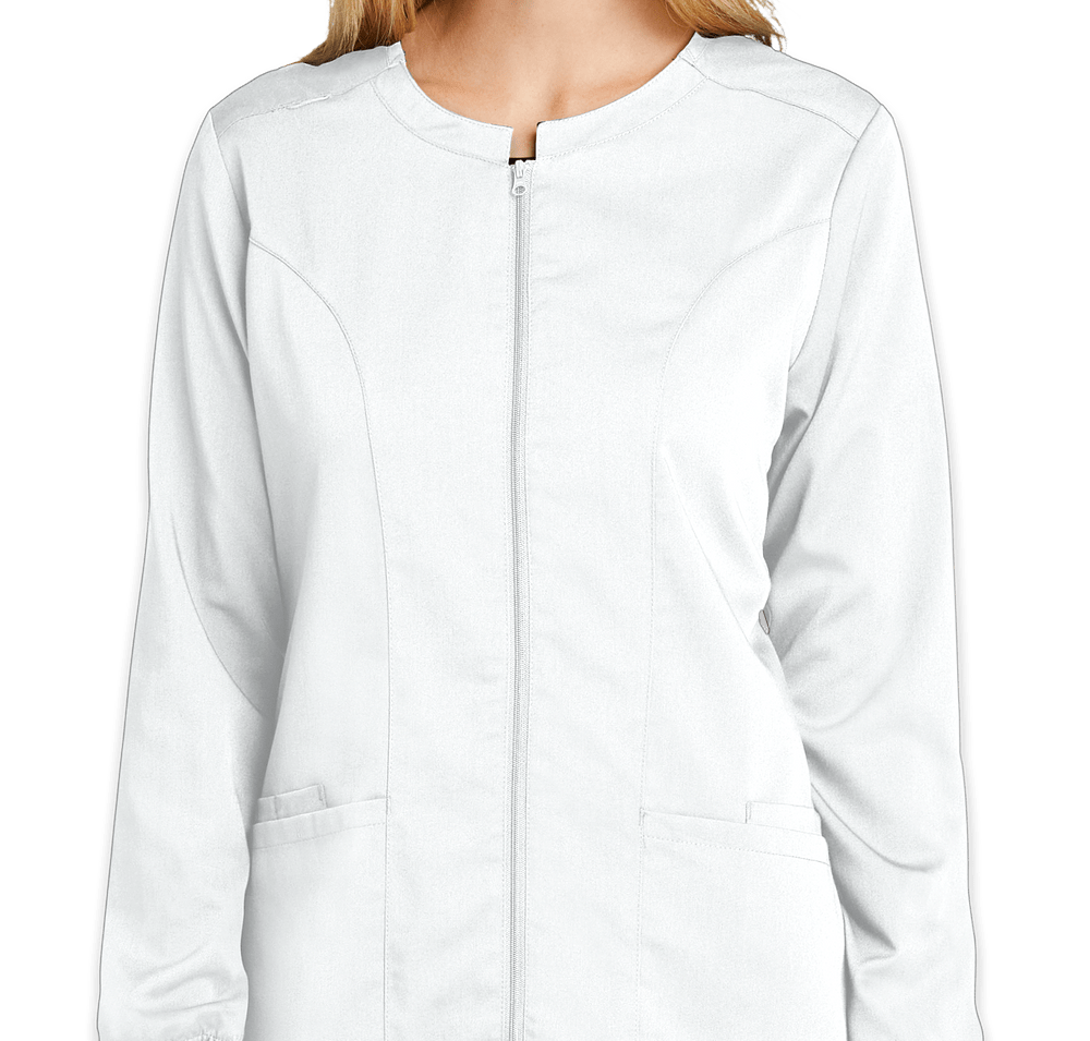 Wink Women's Premiere Flex Stretch Full-Zip Scrub Jacket-default