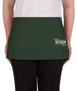 Port Authority Stain Release Waist Apron - Screen Printed - Color: Hunter