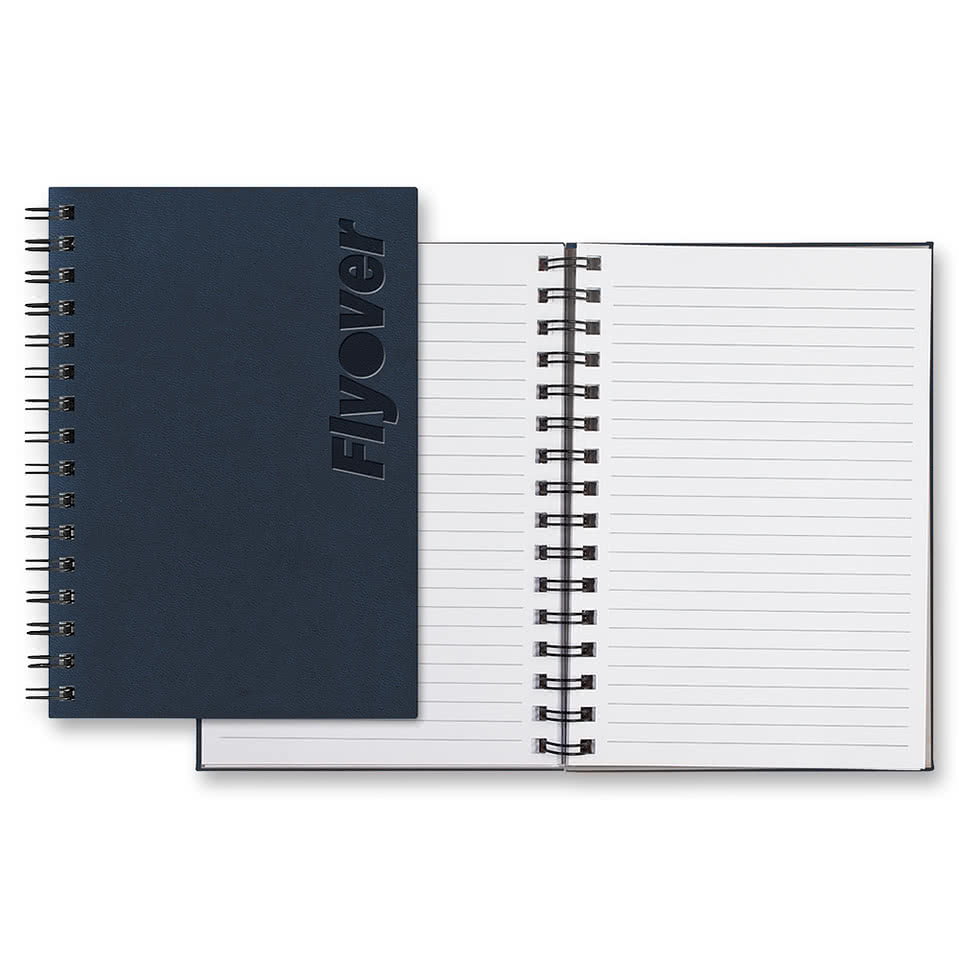 Castelli Debossed WireO Tucson Medio Spiral Hard Cover Notebook