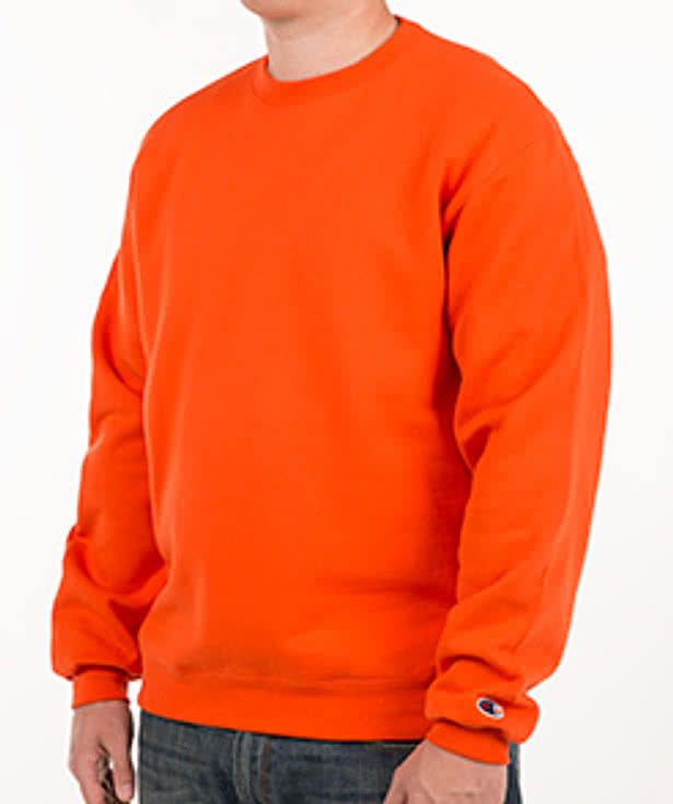 Orange champion outlet crew neck