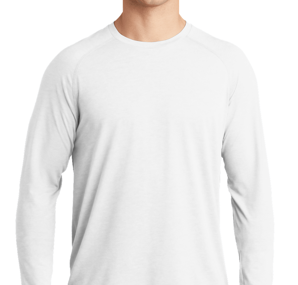 Sport-Tek Tri-Blend Long Sleeve Performance Shirt-default