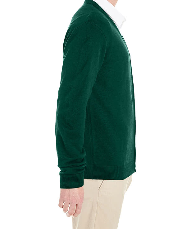 Harriton Pilbloc V-Neck Button-Up Cardigan