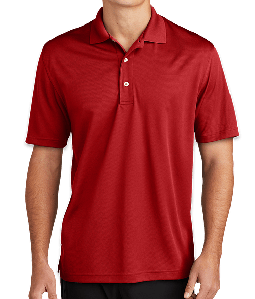 Sport-Tek Dri-Mesh Performance Polo - Printed in Red